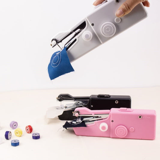 Handheld Sewing Machine – Mini Cordless Electric Stitching Tool for Clothes &amp; Fabrics