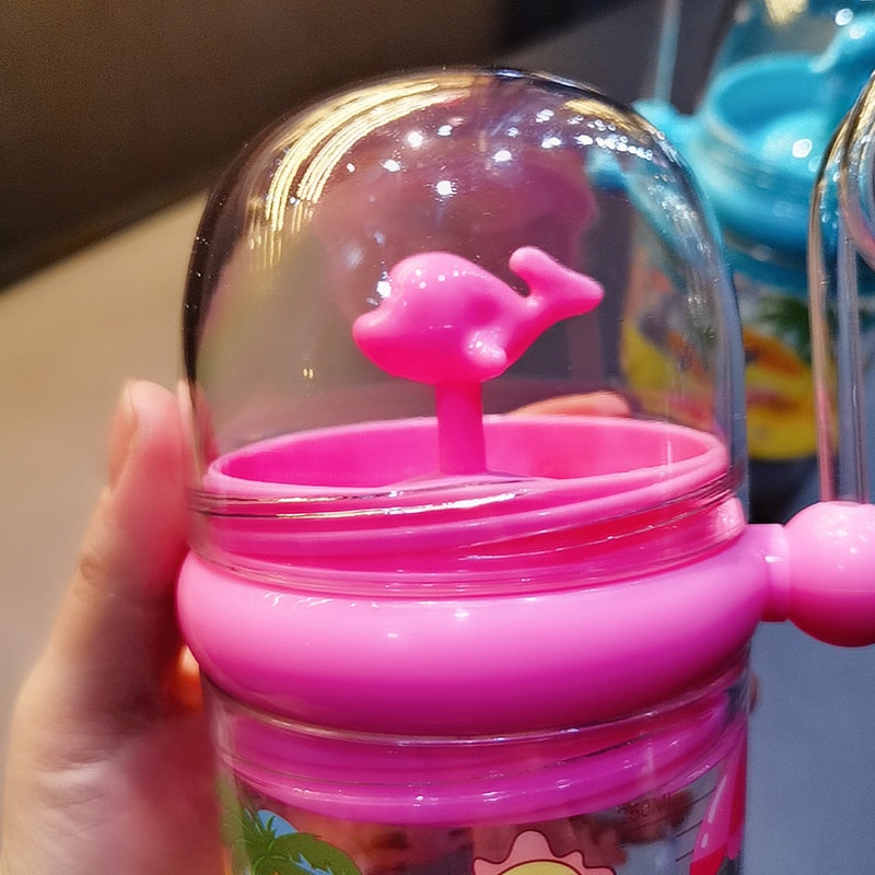 Baby Water Bottle – Cartoon Whale Design | Children’s Cup for Feeding and Hydration